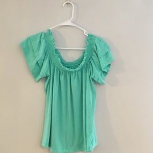 off the shoulder shirt